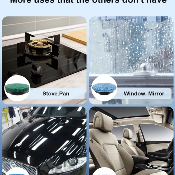 Cordless spinning Multiple purpose cleaning brush - Picture 8 of 8